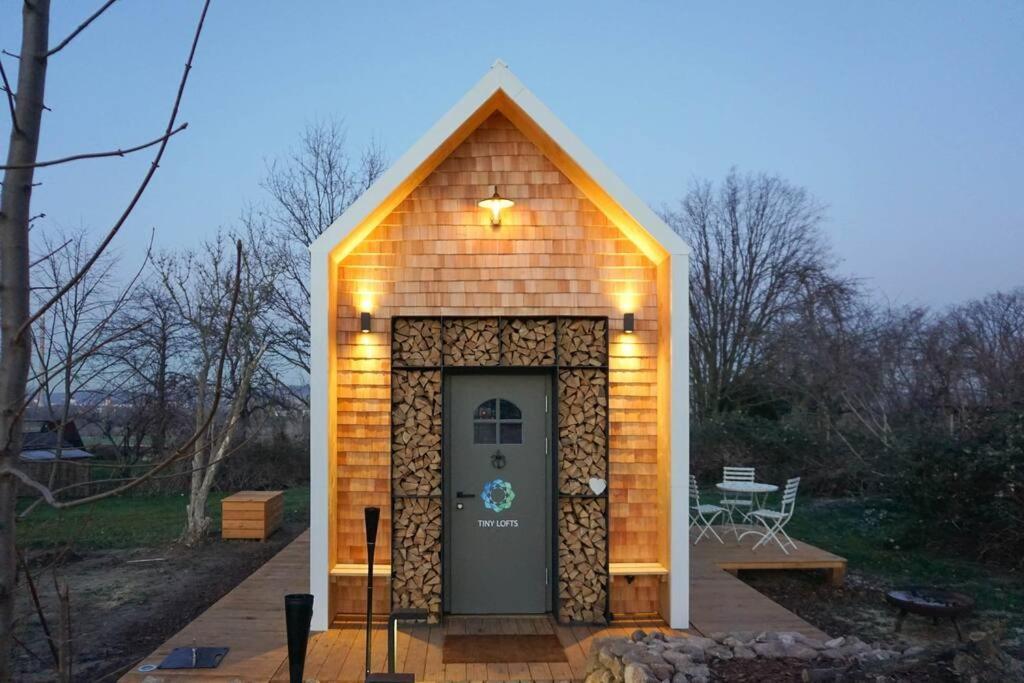 Tiny Haus Auf Idyllischem Grundstueck Im Rittergut Klipphausen Exterior foto