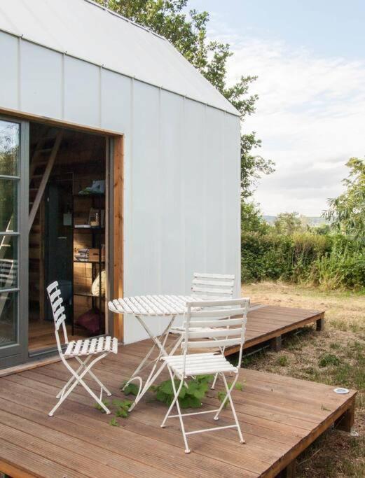 Tiny Haus Auf Idyllischem Grundstueck Im Rittergut Klipphausen Exterior foto